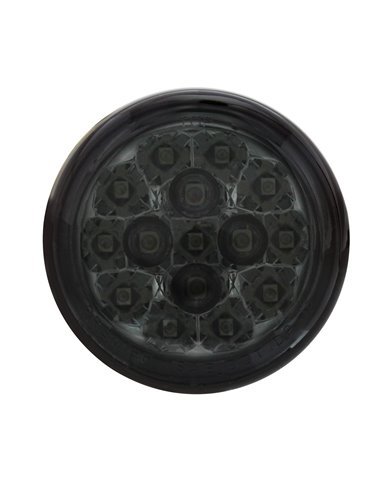 (CARD) 15 AMBER LED 2 3/8" HARLEY TURN SIGNAL - SMOKE LENS (CARD) 15 AMBER LED 2 3/8" HARLEY TURN SIGNAL - SMOKE LENS