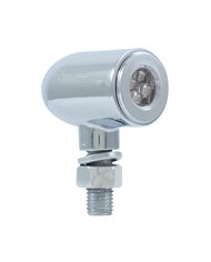 (CARD) 4 LED MINI BULLET MARKER LIGHT - BLUE