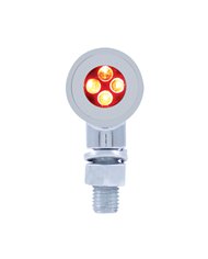 (CARD) 4 LED MINI BULLET MARKER LIGHT - RED (CARD) 4 LED MINI BULLET MARKER LIGHT - RED