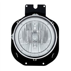 UP31281-Crystal Headlight With Amber LED Halo Ring For 1996-2005 Freightliner Century