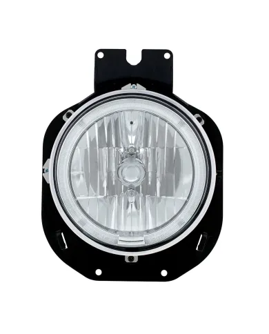 UP31281-Crystal Headlight With Amber LED Halo Ring For 1996-2005 Freightliner Century