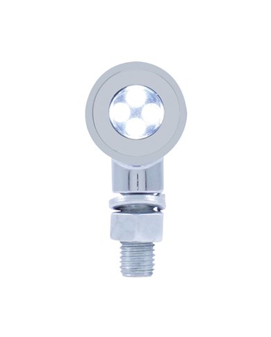 (CARD) 4 LED MINI BULLET MARKER LIGHT - WHITE (CARD) 4 LED MINI BULLET MARKER LIGHT - WHITE