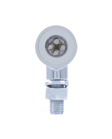(CARD) 4 LED MINI BULLET MARKER LIGHT - WHITE (CARD) 4 LED MINI BULLET MARKER LIGHT - WHITE