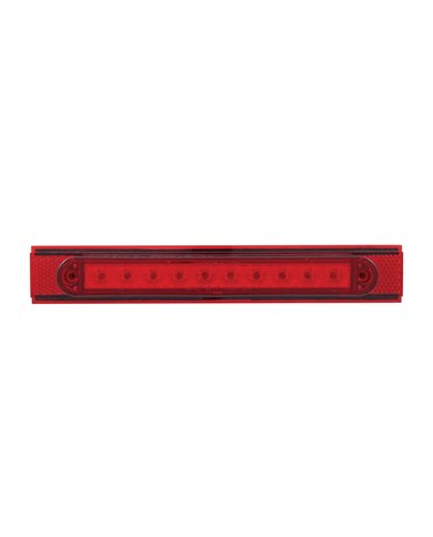 (BULK) LED CONSPICUITY REFLECTOR PLATE LIGHT - RED HOUSING, RED/RED LENS (BULK) LED CONSPICUITY REFLECTOR PLATE LIGHT - RED HOUSING, RED/RED LENS