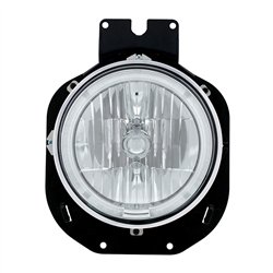 UP31282-Crystal Headlight With White LED Halo Ring For 1996-2005 Freightliner Century
