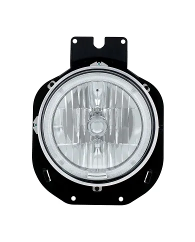 UP31282-Crystal Headlight With White LED Halo Ring For 1996-2005 Freightliner Century