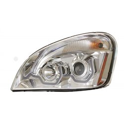 UP31286-Chrome Projection Headlight With White LED Position Light For 2008-2017 Freightliner Cascadia - Driver