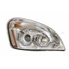 UP31287-Chrome Projection Headlight With White LED Position Light For 2008-2017 Freightliner Cascadia - Passenger
