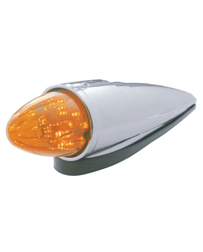 (CARD) 19 AMBER LED GRAKON 1000 STYLE WATERMELON CAB LIGHT - DARK AMBER LENS (CARD) 19 AMBER LED GRAKON 1000 STYLE WATERMELON CAB LIGHT - DARK AMBER LENS