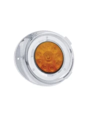 (CARD) 10 AMBER LED FREIGHTLINER DRIVER SIDE DRL CONVERSION KIT WITHOUT REFLECTOR WITH VISOR - AMBER LENS (CARD) 10 AMBER LED FREIGHTLINER DRIVER SIDE DRL CONVERSION KIT WITHOUT REFLECTOR WITH VISOR - AMBER LENS