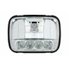 UP31297-ULTRALIT - 5 High Power LED 5" X 7" Crystal Headlight - High & Low Beam