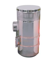 (BULK) 90 LED STAINLESS PETERBILT AIR CLEANER STRAP - RED