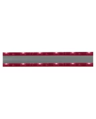 (BULK) 90 LED RUBBER AIR CLEANER STRAP - RED