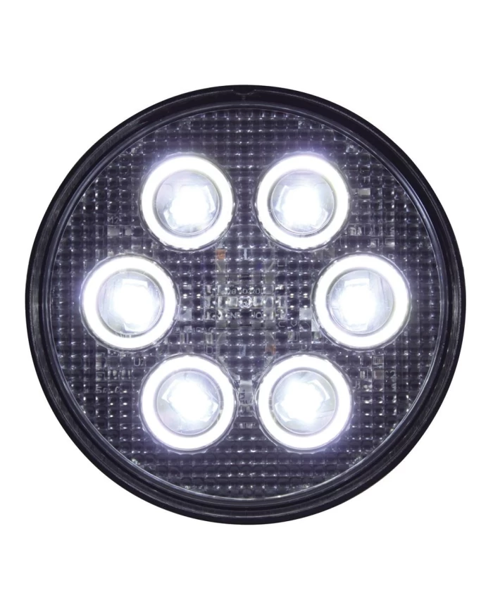 (BULK) 6 HIGH POWER 3 WATT LED PAR 36 LIGHT - 12V/24V APPLICATION