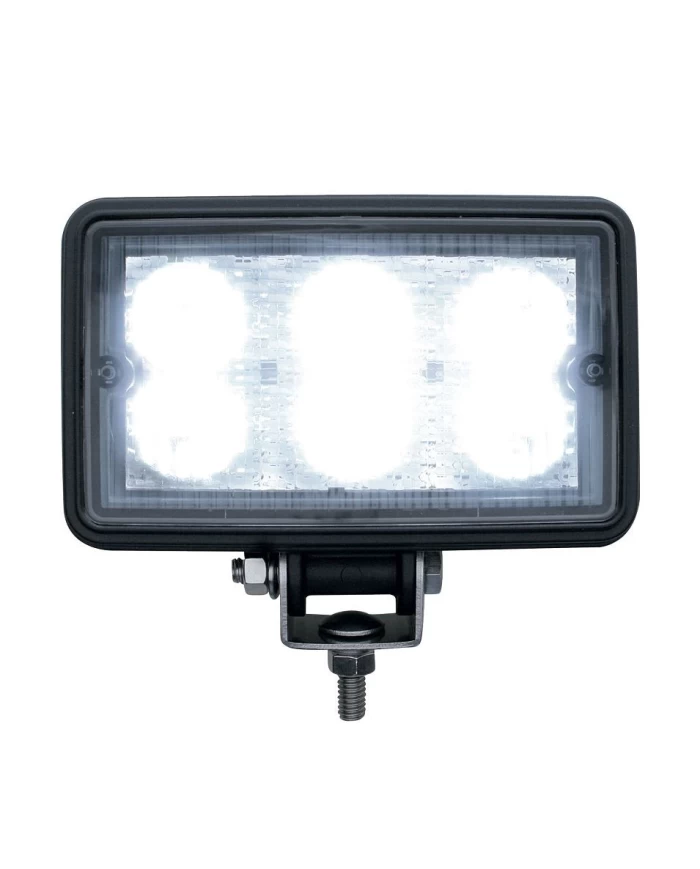 (CARD) 6 HIGH POWER 5 WATT LED RECTANGULAR WORK LIGHT