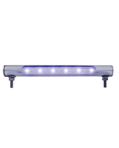 (CARD) 6 LED STAINLESS STEEL TUBE LIGHT - BLUE (CARD) 6 LED STAINLESS STEEL TUBE LIGHT - BLUE
