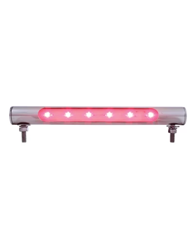 (CARD) 6 LED STAINLESS STEEL TUBE LIGHT - RED (CARD) 6 LED STAINLESS STEEL TUBE LIGHT - RED