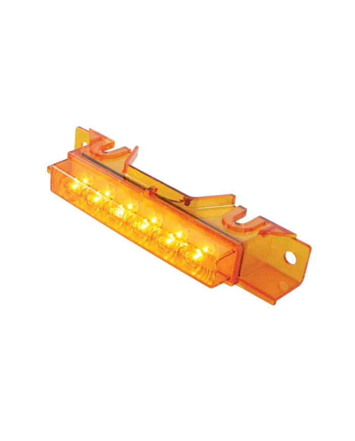 (CARD) 6 AMBER LED VOLVO VNL CAB LIGHT - AMBER LENS (CARD) 6 AMBER LED VOLVO VNL CAB LIGHT - AMBER LENS