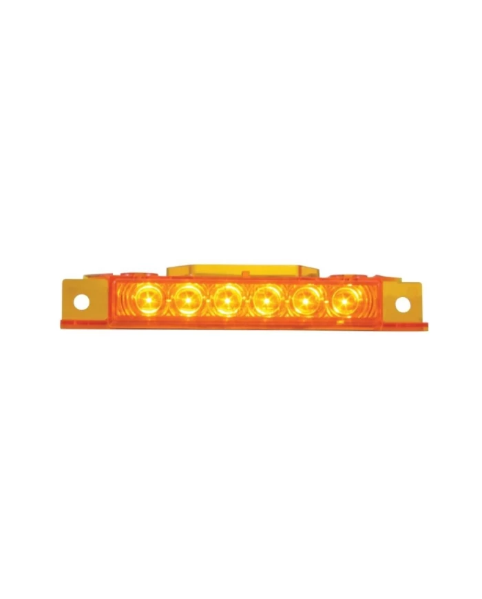(CARD) 6 AMBER LED VOLVO VNL CAB LIGHT - AMBER LENS (CARD) 6 AMBER LED VOLVO VNL CAB LIGHT - AMBER LENS