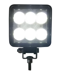 (CARD) 6 HIGH POWER LED SQUARE 12V/24V WORK LIGHT (CARD) 6 HIGH POWER LED SQUARE 12V/24V WORK LIGHT