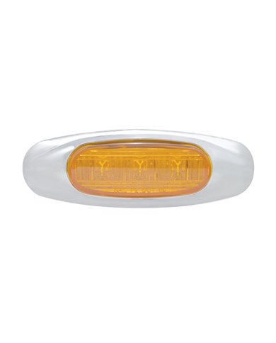 (CARD) 3 AMBER LED CLEARANCE/MARKER LIGHT - AMBER LENS (CARD) 3 AMBER LED CLEARANCE/MARKER LIGHT - AMBER LENS