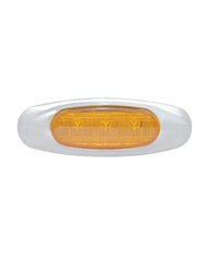 (CARD) 3 AMBER LED CLEARANCE/MARKER LIGHT - AMBER LENS