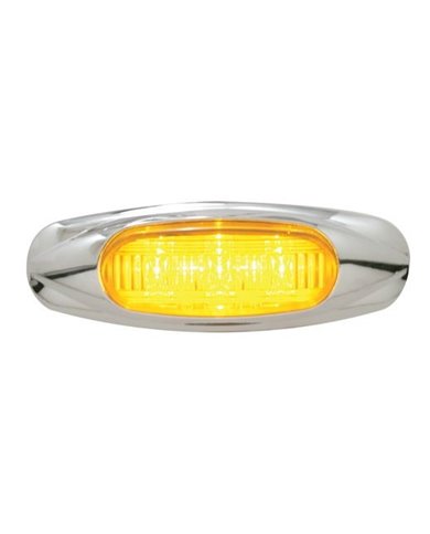 (CARD) 3 AMBER LED CLEARANCE/MARKER LIGHT - AMBER LENS (CARD) 3 AMBER LED CLEARANCE/MARKER LIGHT - AMBER LENS