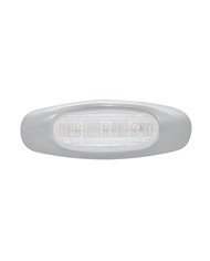 (CARD) 3 AMBER LED CLEARANCE/MARKER LIGHT - CLEAR LENS