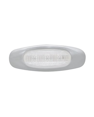 (BULK) 3 AMBER LED CLEARANCE/MARKER LIGHT - CLEAR LENS (BULK) 3 AMBER LED CLEARANCE/MARKER LIGHT - CLEAR LENS