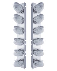 (BULK) S.S. PB AIR CLEANER KIT W/ TWELVE 19 AMBER LED BEEHIVE MARKER LIGHT WITH VISOR - CLEAR LENS (BULK) S.S. PB AIR CLEANER KIT W/ TWELVE 19 AMBER LED BEEHIVE MARKER LIGHT WITH VISOR - CLEAR LENS