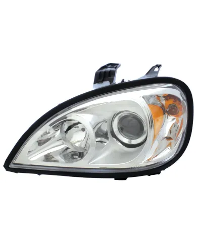 UP31346-Chrome Projection Headlight Set For 2001-2020 Freightliner Columbia (Pair)