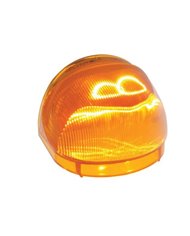 (BULK) 5 AMBER LED DUAL FUNCTION VINTAGE 682-C TOP MOUNT LIGHT - AMBER LENS