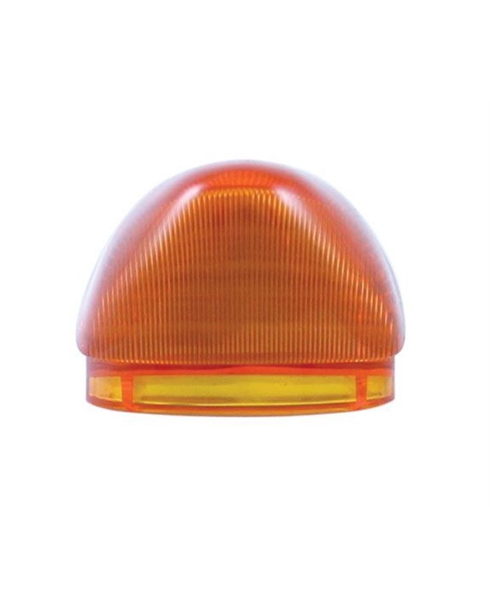 (BULK) 5 AMBER LED DUAL FUNCTION VINTAGE 682-C TOP MOUNT LIGHT - AMBER LENS