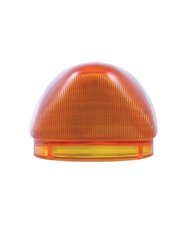 (BULK) 5 AMBER LED DUAL FUNCTION VINTAGE 682-C TOP MOUNT LIGHT - AMBER LENS