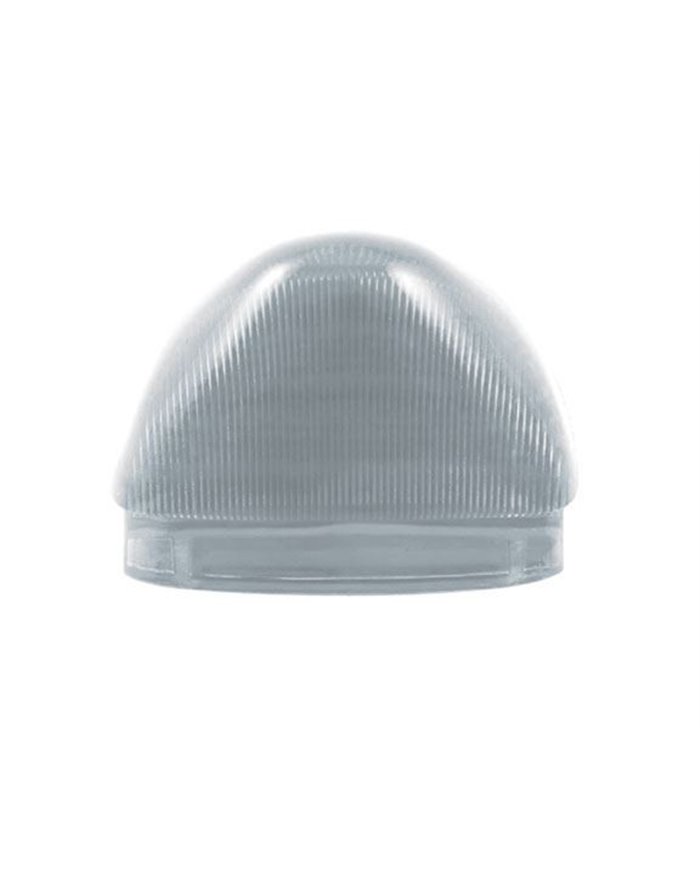 (BULK) 5 AMBER LED DUAL FUNCTION VINTAGE 682-C TOP MOUNT LIGHT - CLEAR LENS