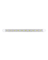 (CARD) 10 LED 9" AUXILIARY LIGHT BAR - WHITE LED/CLEAR LENS