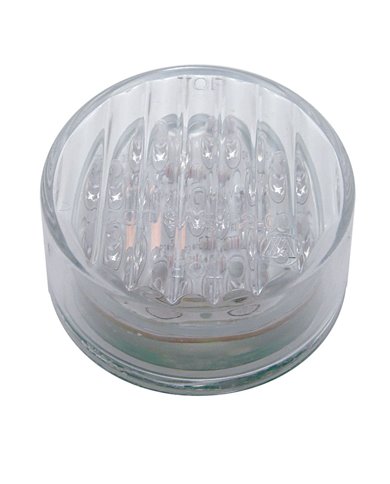(CARD) 9 WHITE LED 2" AUXILIARY/ UTILITY LIGHT - CLEAR LENS (CARD) 9 WHITE LED 2" AUXILIARY/ UTILITY LIGHT - CLEAR LENS
