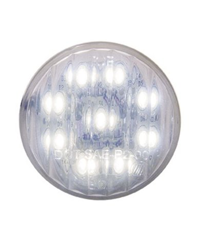 (CARD) 9 WHITE LED 2" AUXILIARY/ UTILITY LIGHT - CLEAR LENS (CARD) 9 WHITE LED 2" AUXILIARY/ UTILITY LIGHT - CLEAR LENS