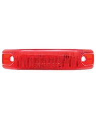 (CARD) 6 RED LED STREAMLINE DESIGN CLEARANCE/MARKER LIGHT - RED LENS