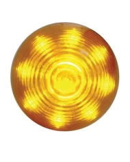 (CARD) 9 AMBER LED 2" BEEHIVE CLEARANCE/MARKER LIGHT - AMBER LENS