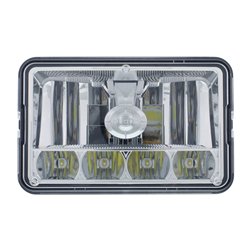 UP31365-ULTRALIT - 5 LED 4" X 6" Crystal Headlight - High & Low Beam