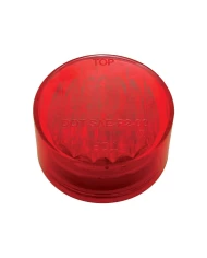 (BULK) 9 RED LED 2" FLAT CLEARANCE/MARKER LIGHT - RED **NO OTHER DISCOUNTS APPLICABLE**