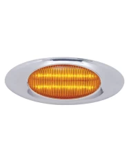 (CARD) 12 AMBER LED "PHANTOM I" CLEARANCE/MARKER LIGHT - AMBER LENS