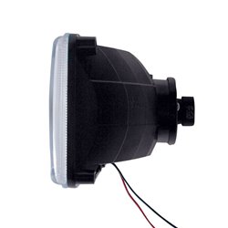 UP31368-4" X 6" Crystal Headlight With 9 White LED Position Light - Low Beam
