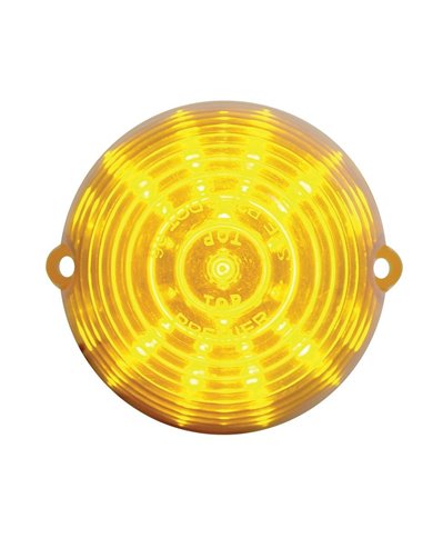 (CARD) 19 AMBER LED GRAKON 1000 BEEHIVE CAB LIGHT - AMBER LENS (CARD) 19 AMBER LED GRAKON 1000 BEEHIVE CAB LIGHT - AMBER LENS