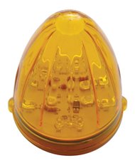 (CARD) 19 AMBER LED GRAKON 1000 WATERMELON CAB LIGHT - AMBER LENS