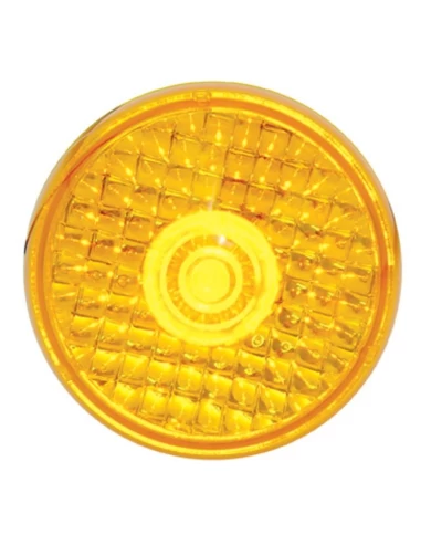 *CLOSEOUT* (CARD) 1 AMBER LED 2" BEEHIVE CRYSTAL CLEARANCE/MARKER LIGHT - AMBER LENS *CLOSEOUT* (CARD) 1 AMBER LED 2" BEEHIVE CRYSTAL CLEARANCE/MARKER LIGHT - AMBER LENS