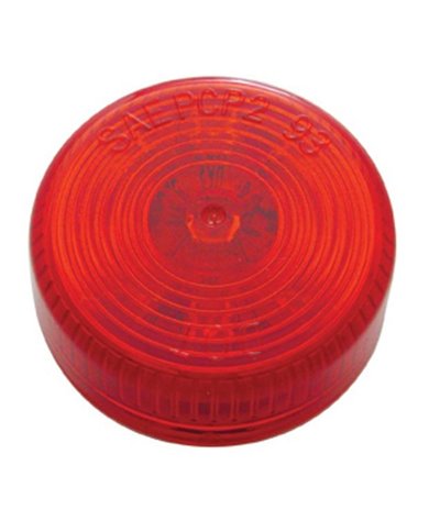 (CARD) 9 RED LED 2" LOW PROFILE FLAT LIGHT - RED LENS (CARD) 9 RED LED 2" LOW PROFILE FLAT LIGHT - RED LENS
