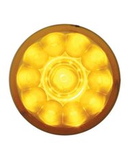 (CARD) 11 AMBER LED WATERMELON LIGHT - AMBER LENS