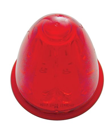 (CARD) 11 RED LED WATERMELON LIGHT - RED LENS